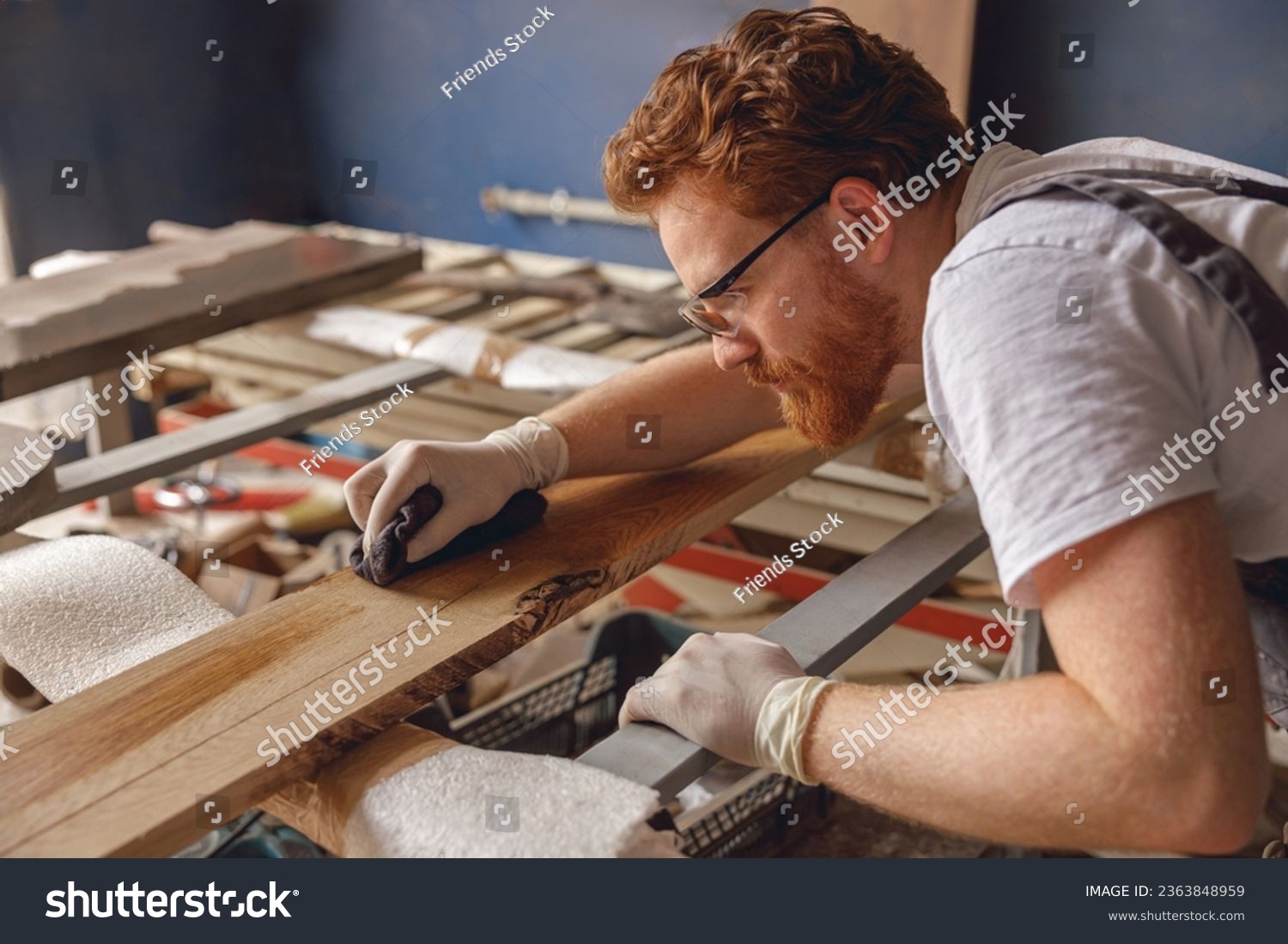 Freek Corsen aan het werk